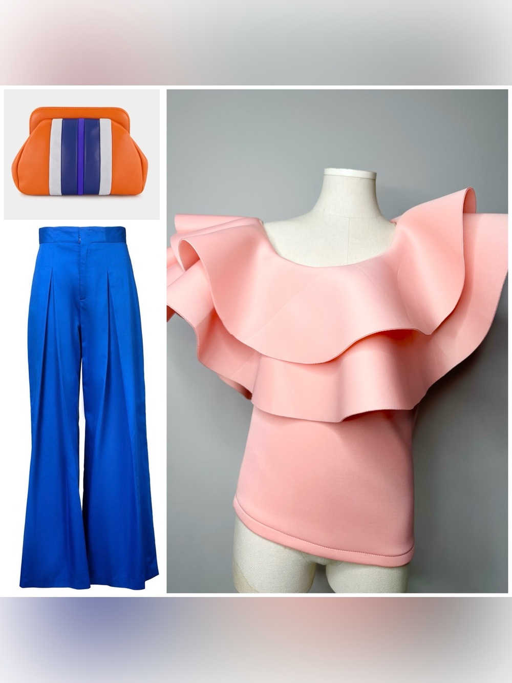 Magnolia Peach Ruffle Scuba Top-Pre-Loved-Small